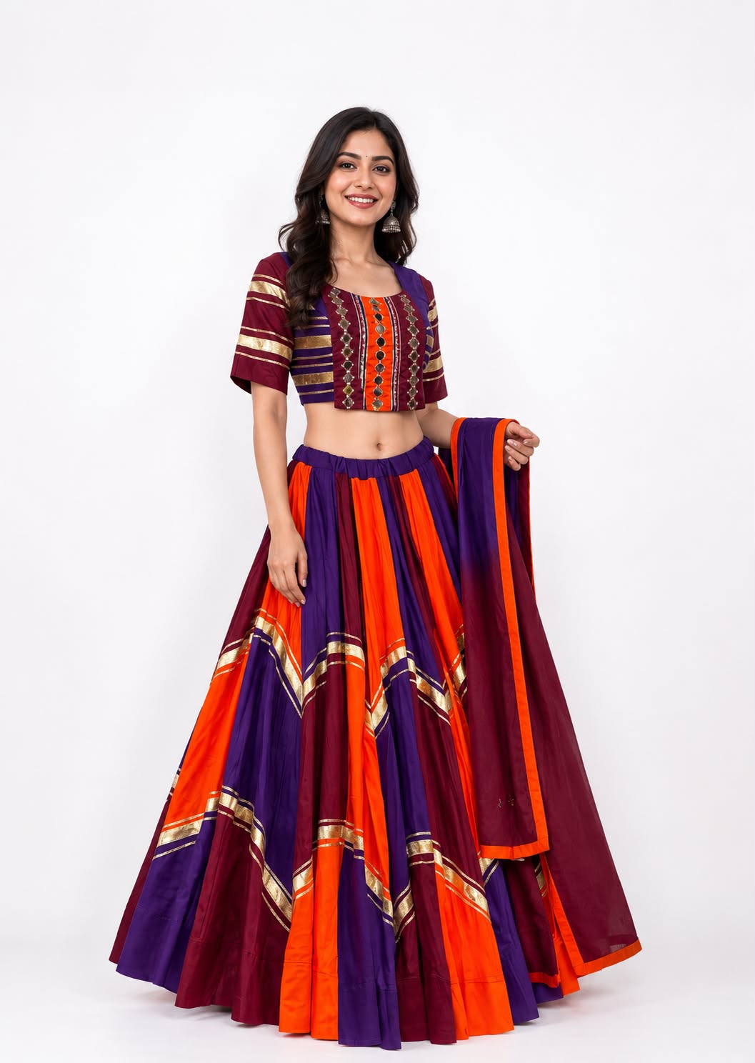 Full Set multicolour chaniya choli